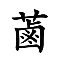 蓾的筆畫